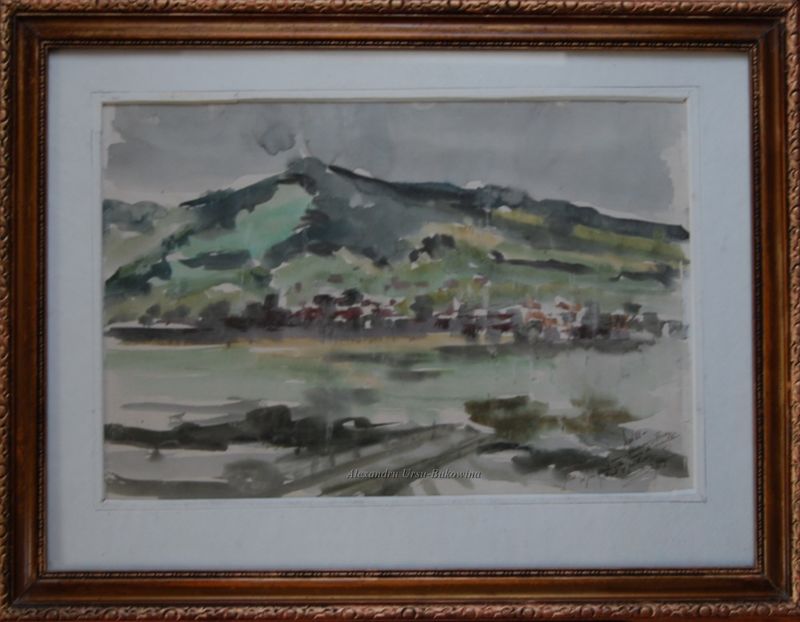 Vasile Anghel Siminiuc(1949)-Peisaj. 1988 - Tablouri de vânzare_ _ _