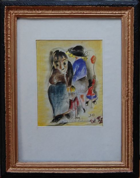 Vasile Veliseratu(1895-1978)-Grup omogen. 1930 - Tablouri de vânzare_ _ _