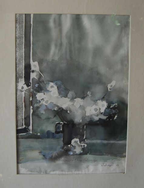 Vespasian Lungu(1927-1994)-Flori. 1987 - Tablouri de vânzare_ _ _