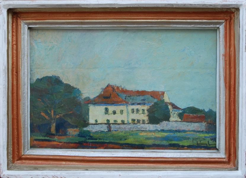 Vigh Istvan-Peisaj din Rădăuți. 1962 - Tablouri de vânzare_ _ _