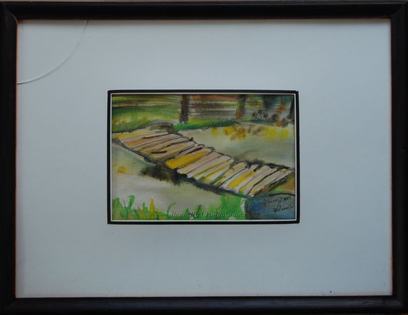 Viorica Ana Moruz(1947)-Podeț la Moldovița. 2001 - Tablouri de vânzare_ _ _