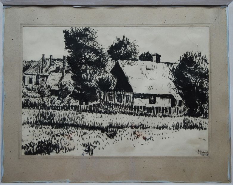 Grigore C.Ursu(1922-2009)-Case. 1962 - Tablouri de vânzare_ _ _