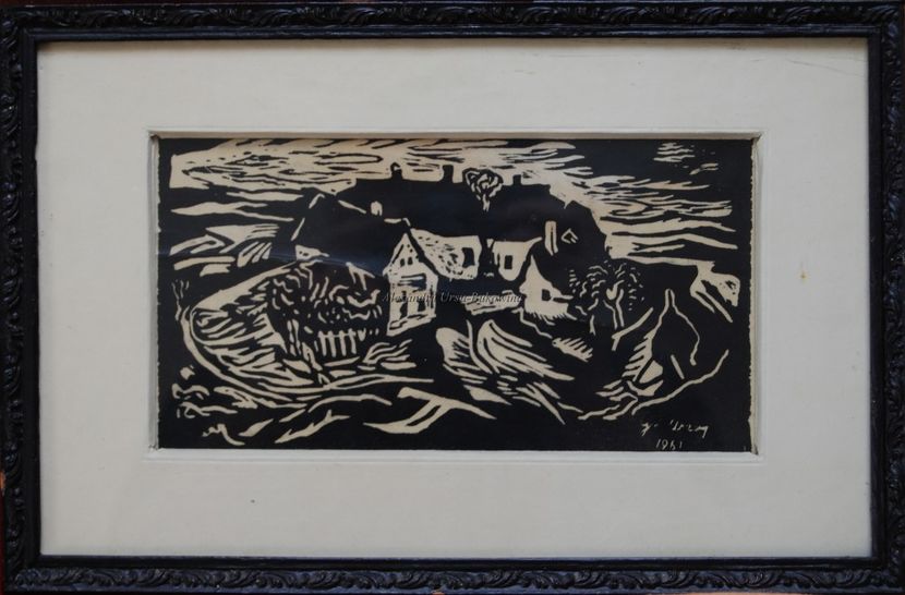 Grigore C.Ursu(1922-2009)-La sfat. 1961 - Tablouri de vânzare_ _ _