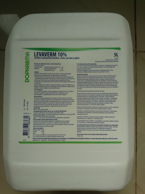 LEVAVERM 5 L 593 RON - LEVAVERM 5 L - 593 RON