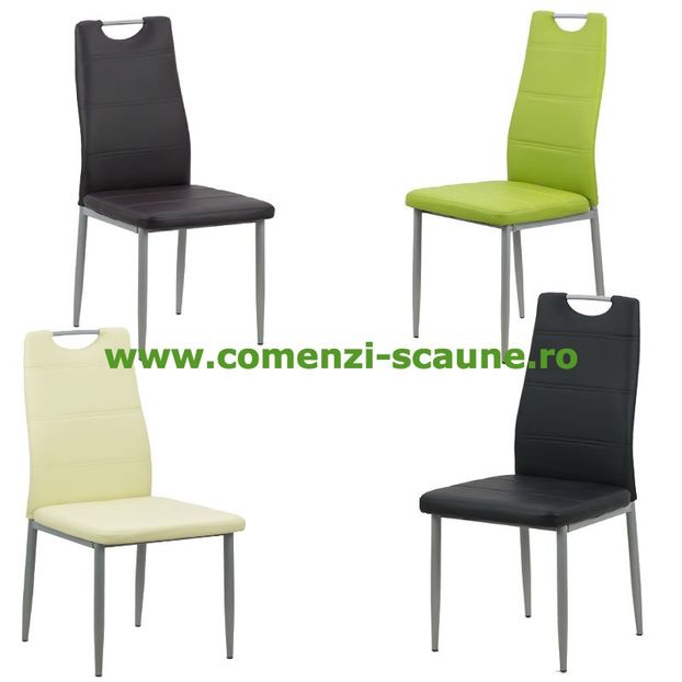 scaune-bucatarie-4-culori-crem-verde-maro-negru - Scaune bucatarie