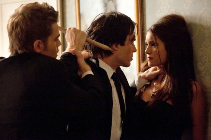 Stefan,Damon,Katherine - The vampire diaries