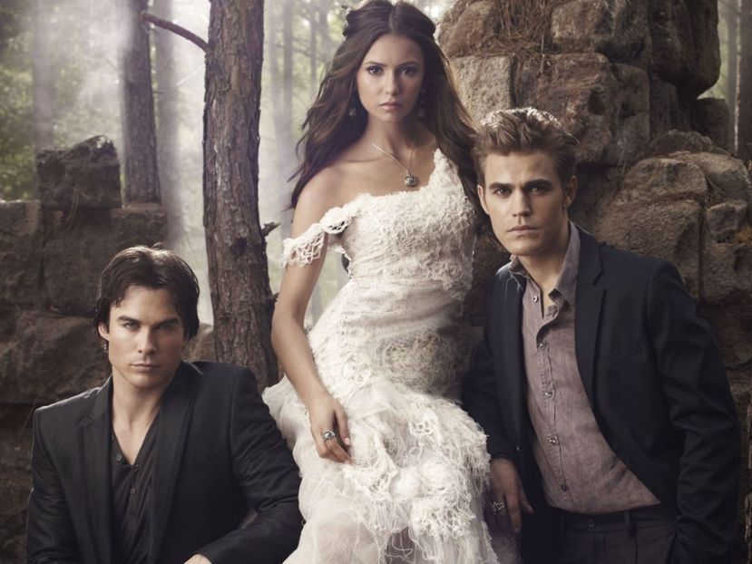 Damon,Elena,Stefan - The vampire diaries