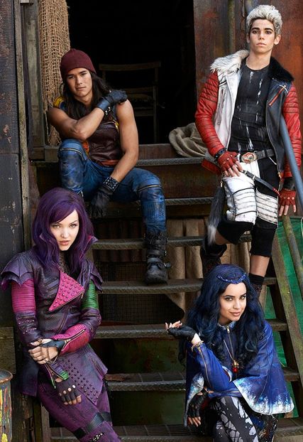 Mal,Jay,Evie,Carlos - Descendants