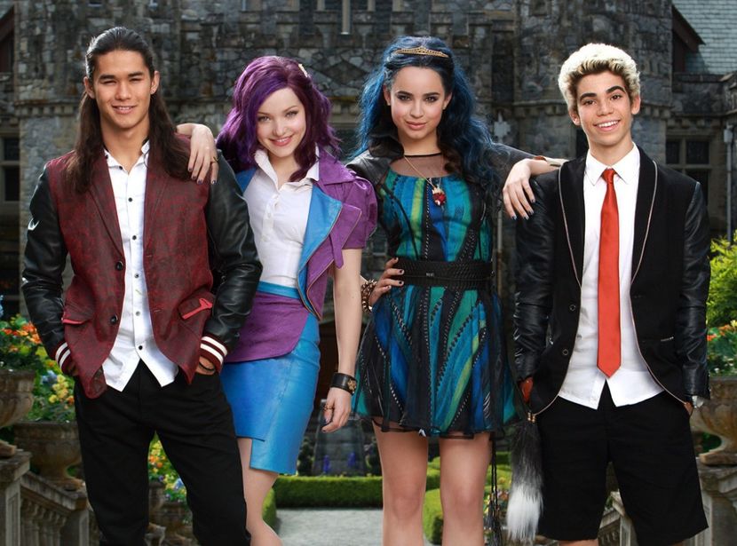 Jay,Mal,Evie,Carlos - Descendants