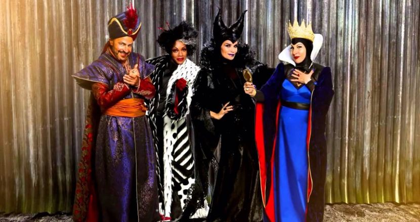 Jafar,Cruella De Vil,Maleficent,Evil Queen - Descendants