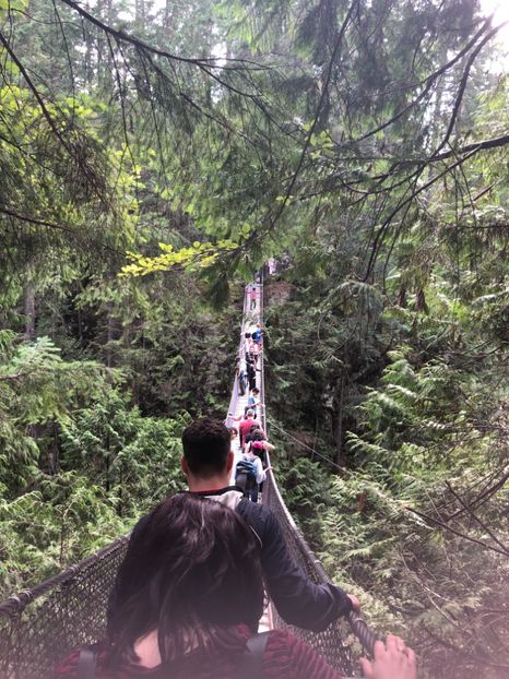 podul suspendat - CANADA august 2019