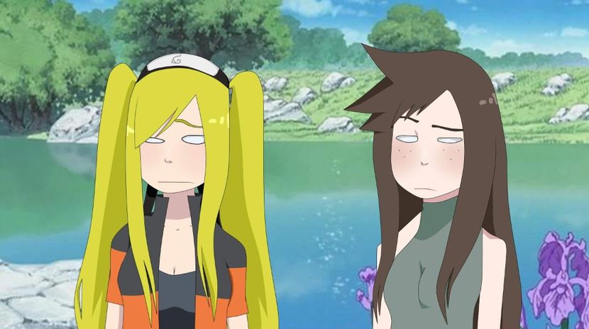 Keiko & Shion - Naruto Character- Shion Aburame