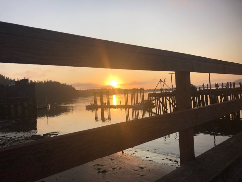 15aug apus de soare la Tofino - CANADA august 2019