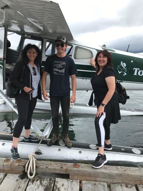 16 aug.Pilotul nostru.Tofino AIR - CANADA august 2019