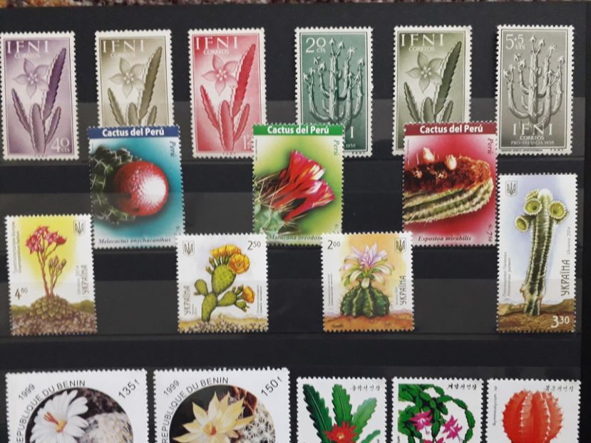  - Filatelie tematica CACTUSI