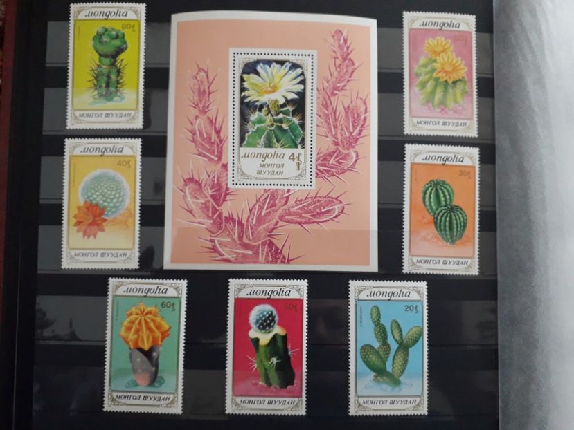  - Filatelie tematica CACTUSI