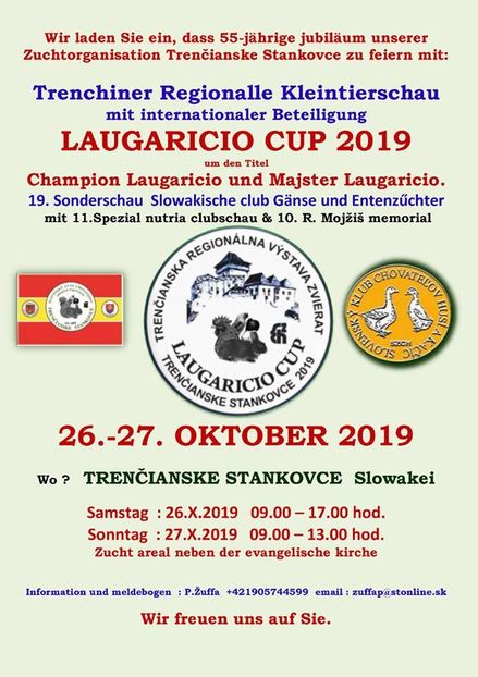  - Expo LAUGARICIO CUP 2019 Slovacia
