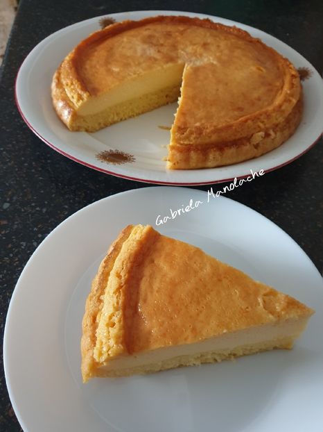  - Tort de crema de zahar ars