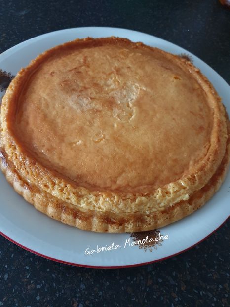  - Tort de crema de zahar ars