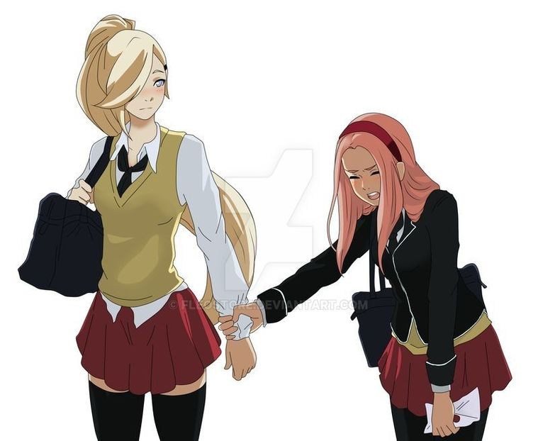 ino_and_sakura_by_fleostore_ddfv9uh-fullview - Saku Love Ino