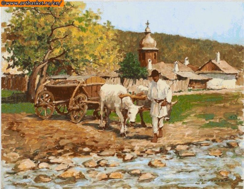 400x308 ct-67 anchor - Diagrame pentru goblen-Scene rustice