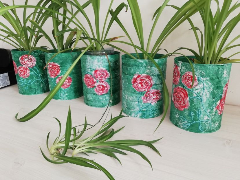  - Ghivece decorate manual