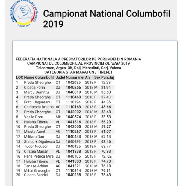 Campionul - se certifica