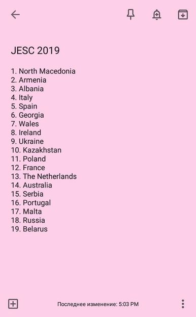 Eurovision 2018 - 2018 Eurovision Song Contest Part 19