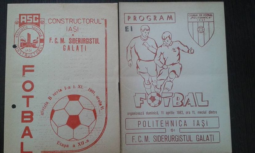 FCM Siderurgistul Galati - Constructorul Iasi 1981-1982 - Dunarea Galati Istorie Part 3