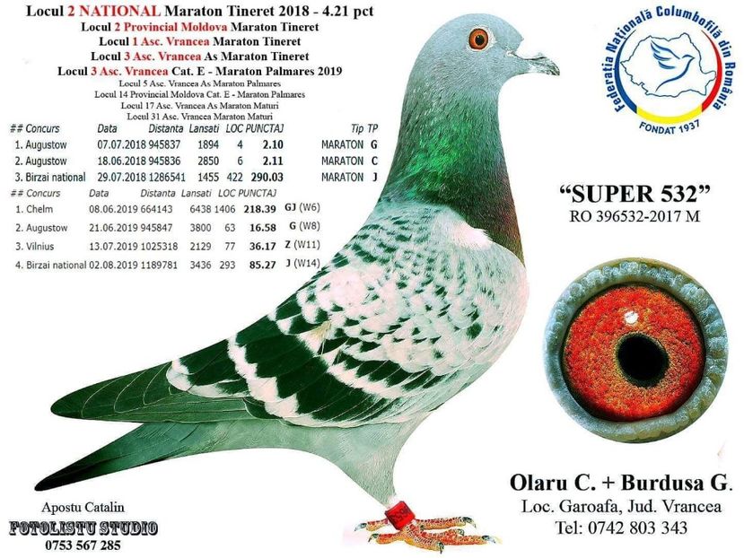 Super 532 Loc 2 Nat Maraton tineret 2018. - 4 Părinți și bunici por din matca