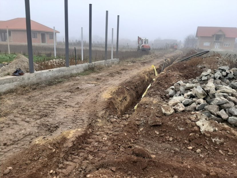 Conducta de gaz PE110 - TEREN CALIN