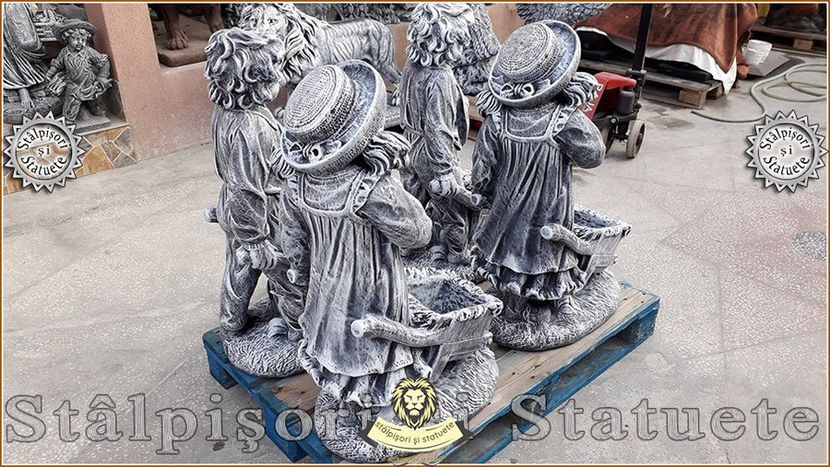 Model J6-J7 - Decorațiuni de grădină din beton aditivat