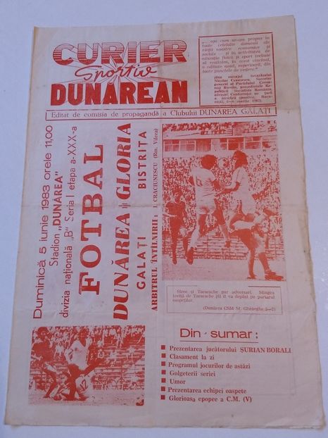 Dunarea CSU Galati 1982-1983 - Dunarea Galati Istorie Part 3