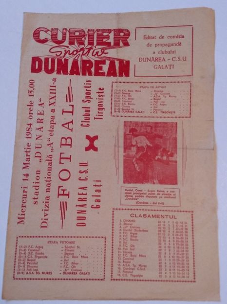 Dunarea CSU Galati 1983-1984 - Dunarea Galati Istorie Part 3