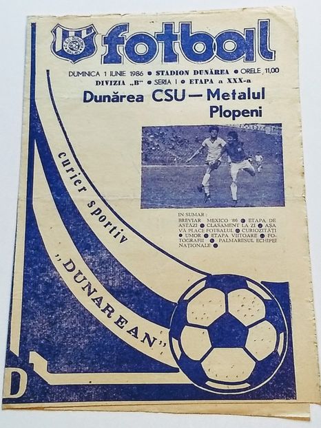 Dunarea CSU Galati 1985-1986 - Dunarea Galati Istorie Part 3