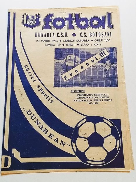 Dunarea CSU Galati 1985-1986 - Dunarea Galati Istorie Part 3