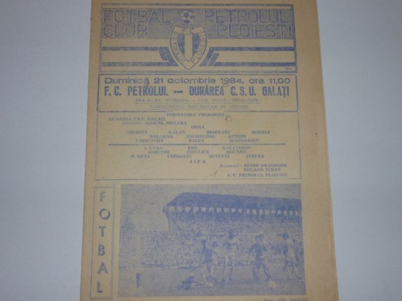 Dunarea CSU Galati 1984-1985 - Dunarea Galati Istorie Part 3
