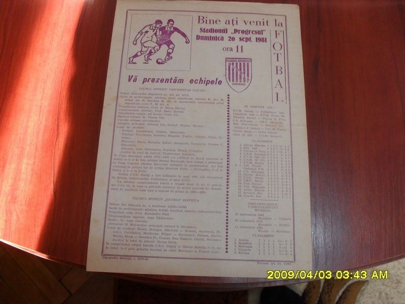CSU Galati 1981-1982 - Dunarea Galati Istorie Part 3