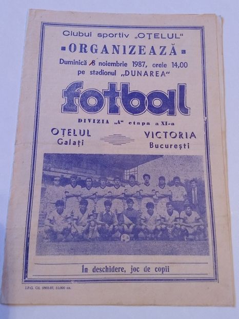 Otelul Galati 1987-1988 - Otelul Galati Istorie Part 1