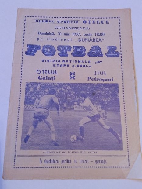 Otelul Galati 1986-1987 - Otelul Galati Istorie Part 1