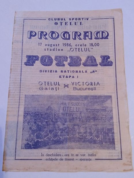 Otelul Galati 1986-1987 - Otelul Galati Istorie Part 1