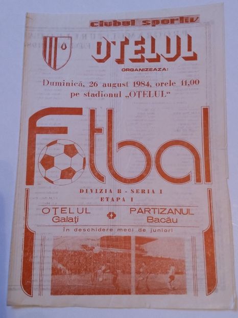 Otelul Galati 1984-1985 - Otelul Galati Istorie Part 1