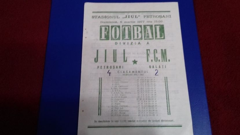 FCM Galati 1976-1977 - Dunarea Galati Istorie Part 3
