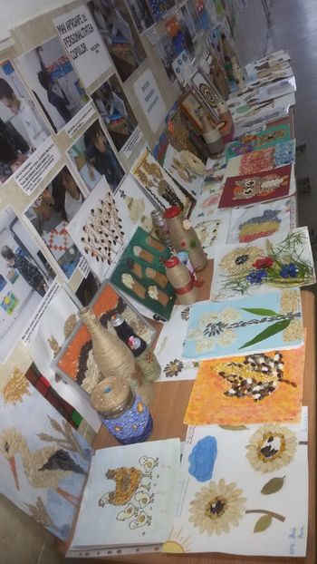  - Expozitie cu lucrari efectuate din seminte