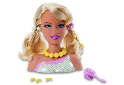 barbie-beach-glam-frisurenkopf - PAPUSI