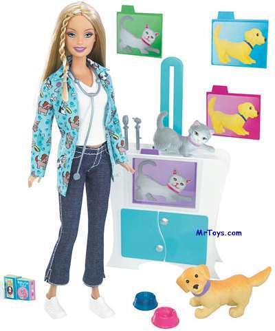 Pet-Doctor-Barbie-Doll