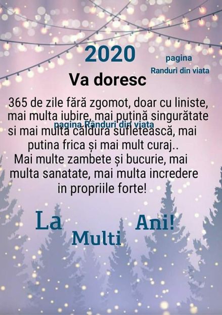  - LA MULTI ANI 2020