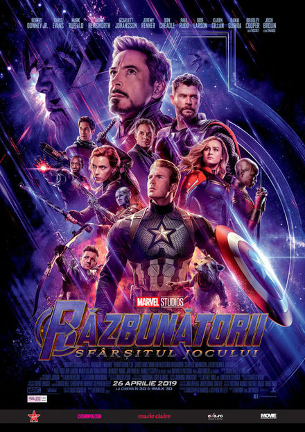 Avengers: Endgame (2019) vazut de mine - 01 Ultimul film sau serial vizionat de tine