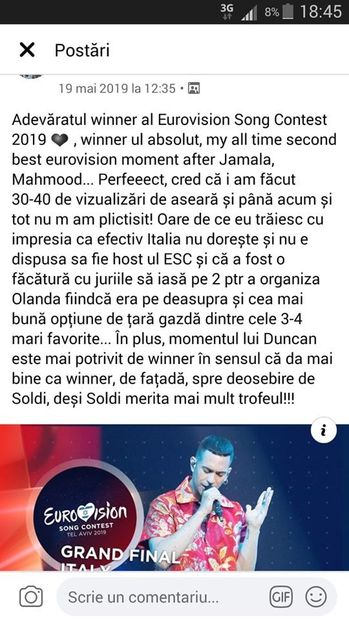 Eurovision 2018 - 2018 Eurovision Song Contest Part 20