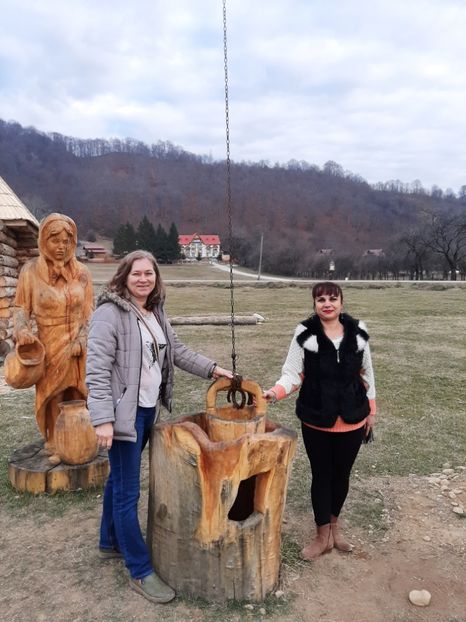  - Sculpturi în lemn la Polovragi ianuarie 2020